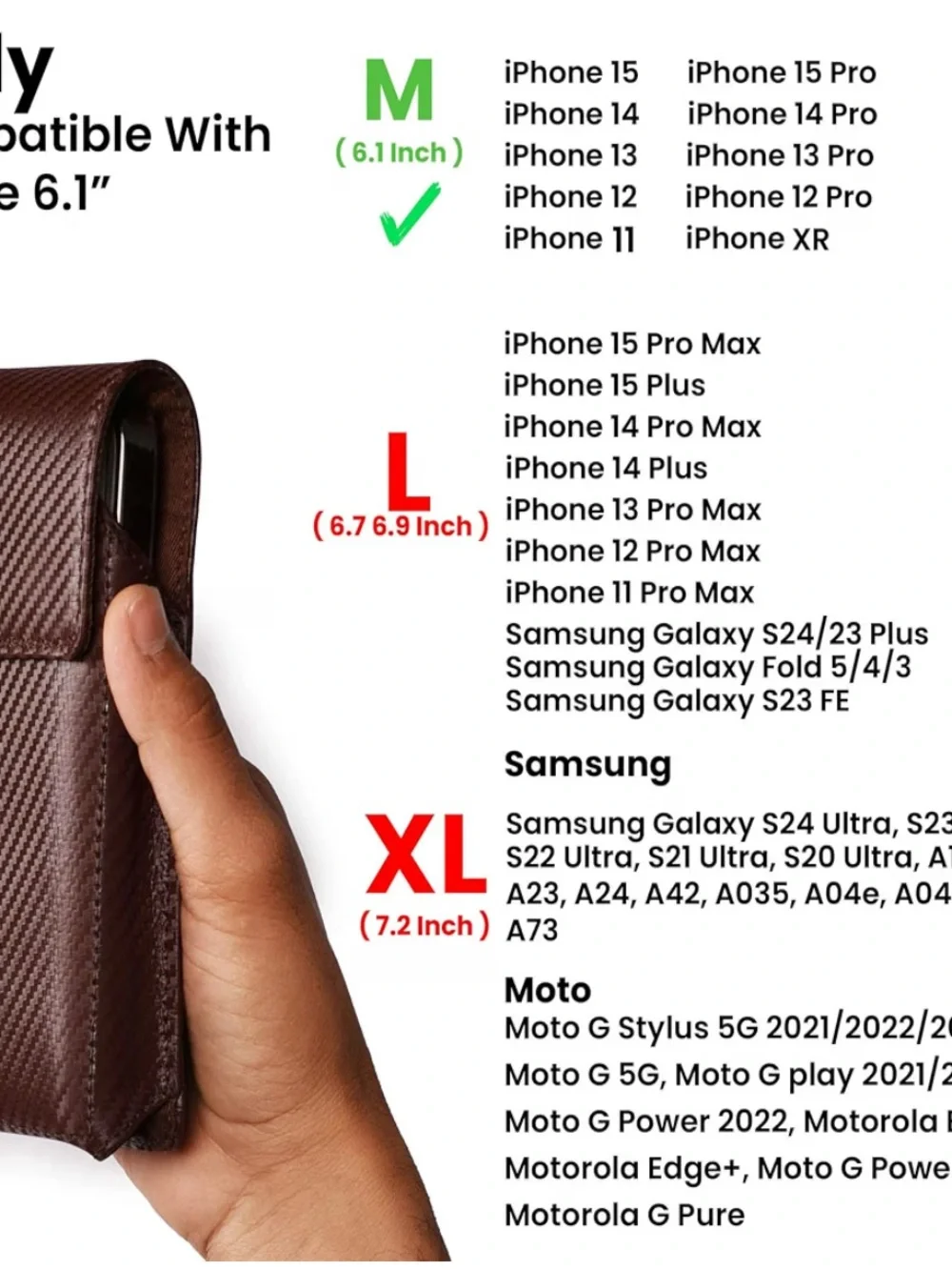 Leather Village Leather Phone Holster